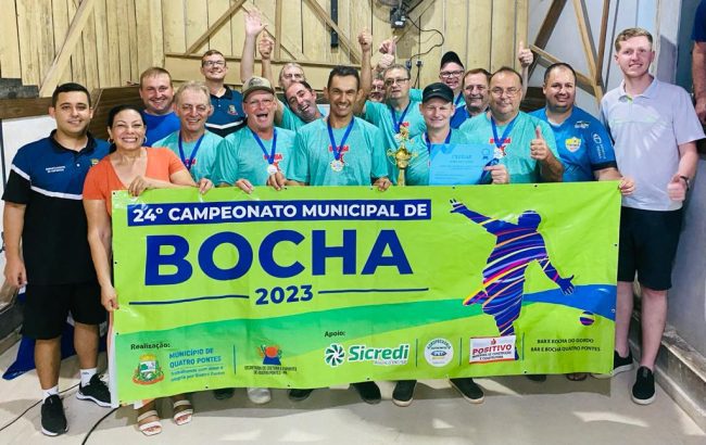 Souza Naves/American Nutrientes é a campeã do 24º Campeonato Municipal de Bocha 2023 – Cancha de Areia