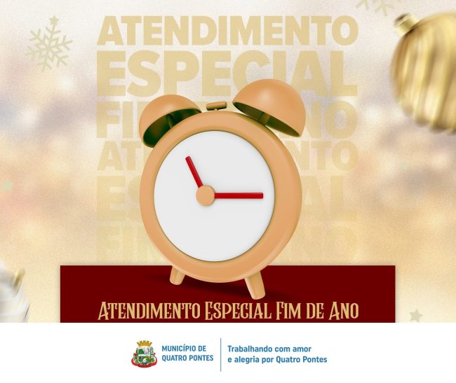 Prefeitura e Saúde seguem com horário especial de atendimento até sexta-feira