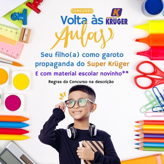 Concurso “Volta as Aulas” do Super Kruger movimenta comunidade