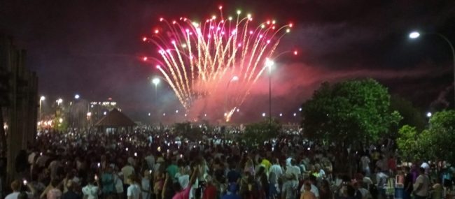 Festa para a virada de ano em Marechal Rondon reúne grande público