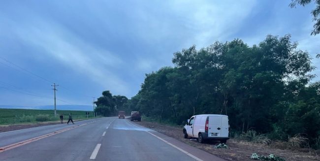 Acidente na rodovia entre Marechal Rondon e Curvado deixa idoso ferido
