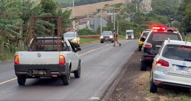 Morador vê assalto por câmeras e PM prende três homens, no interior de Marechal Rondon