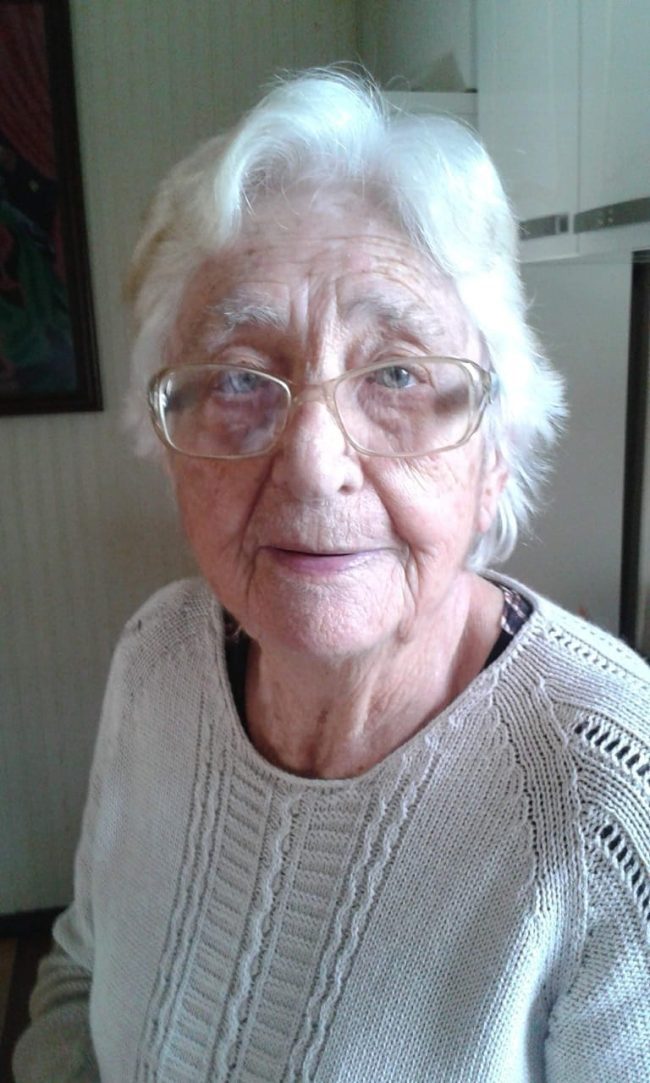 Faleceu hoje a quatropontense Dona Renilda Siebert aos 97 anos