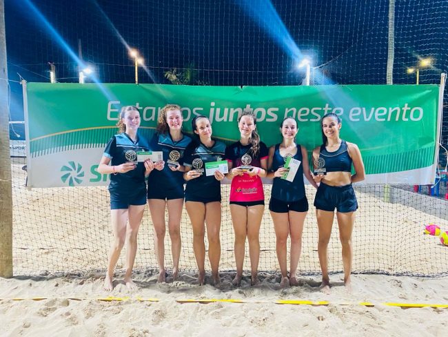 Bianca e Flavia são campeãs no vôlei de praia feminino dos Jogos Mais Verão 2024