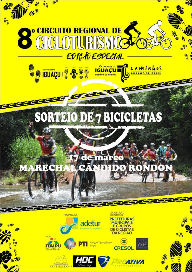 Venda do 2º lote de inscrições ao cicloturismo em Marechal Rondon encerra-se hoje