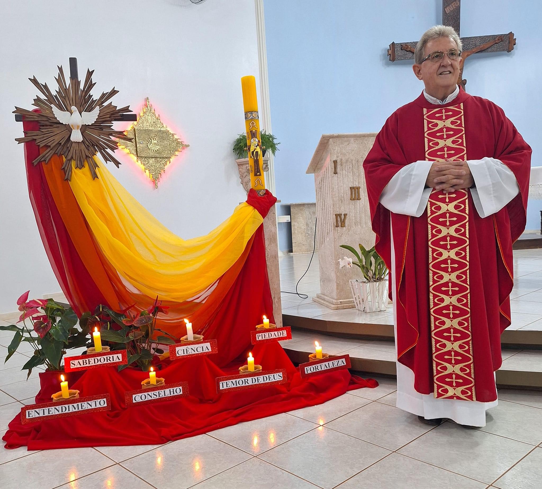 Padre Solano Tambosi celebra nova idade hoje, no dia de Pentecostes