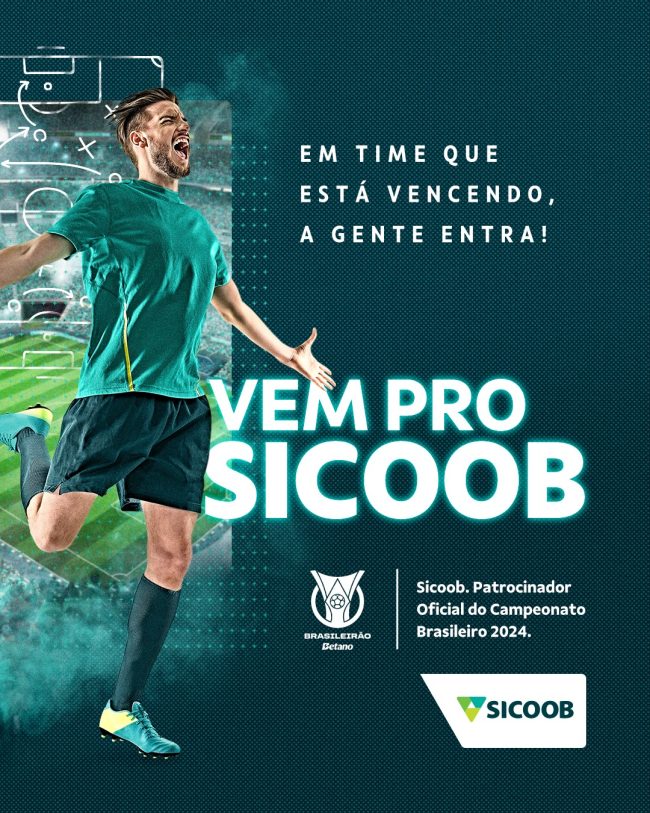 Sicoob é patrocinador oficial do Campeonato Brasileiro 2024 