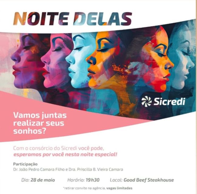 Sicredi e Rádio Tropical FM realizam sorteio de convites para o exclusivo evento “Noite Delas”