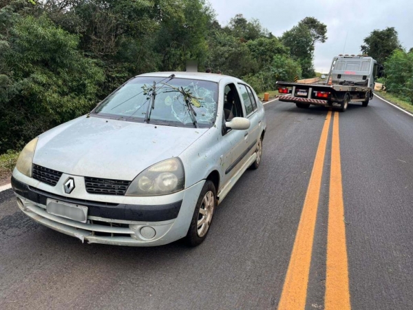 Mais um acidente é registrado na PR 491 divida de Nova Santa Rosa e Marechal Rondon