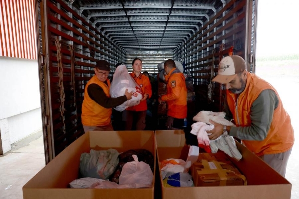 Campanha do Paraná chega a 13,2 mil toneladas de doações enviadas ao Rio Grande do Sul