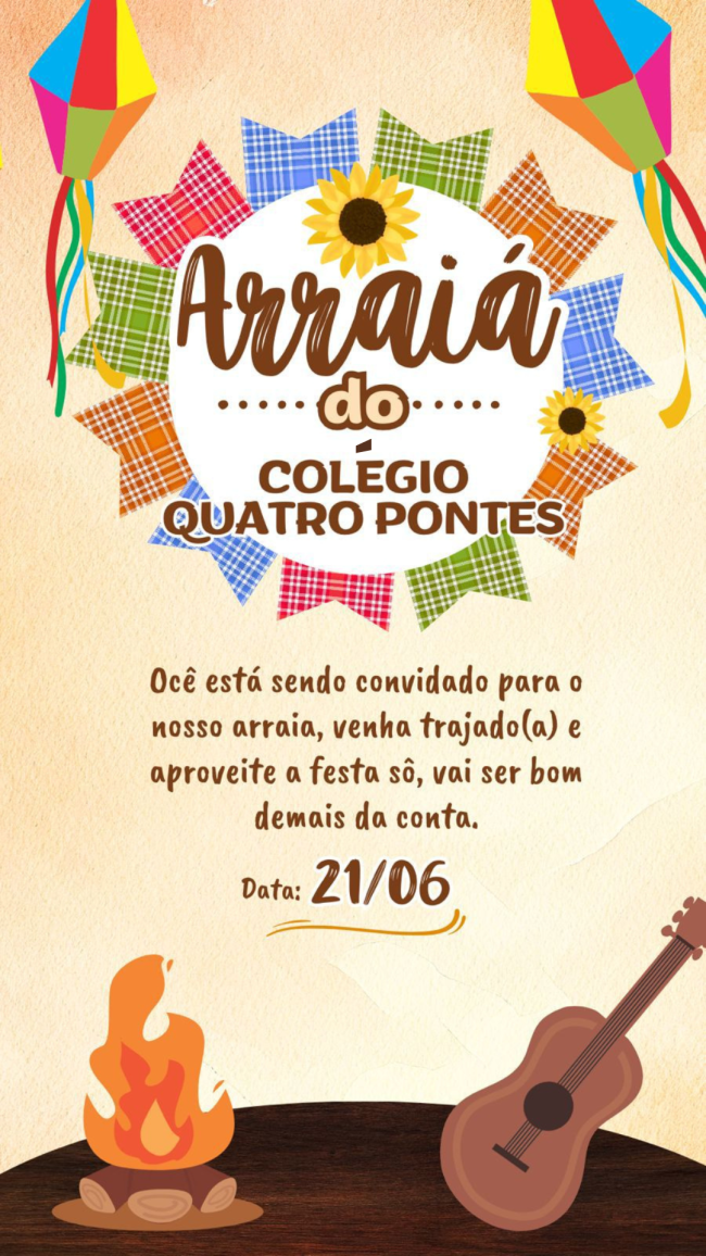 Colégio Estadual Quatro Pontes promoverá Festa Junina na próxima sexta – feira