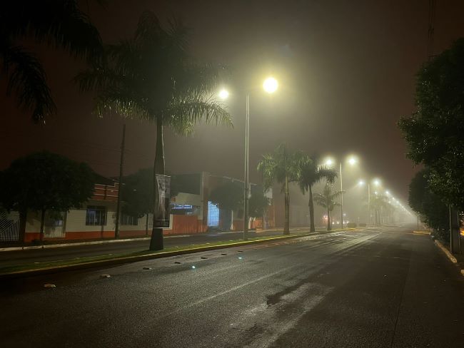 Choveu 17mm no centro de Quatro Pontes. Temperaturas devem cair nos próximos dias