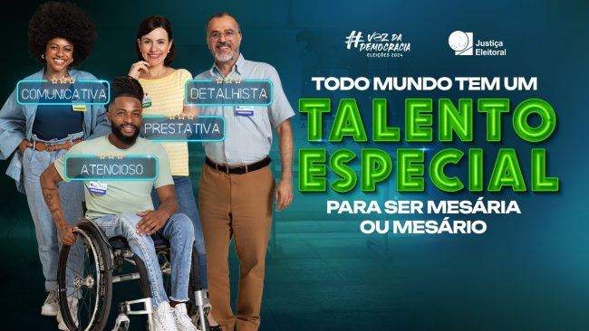 TRE promove campanha de inclusão para mesários voluntários com deficiência. Quatro Pontes adere