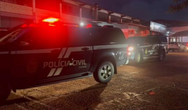 Em operação com helicóptero, Polícia prende cinco pessoas em Toledo