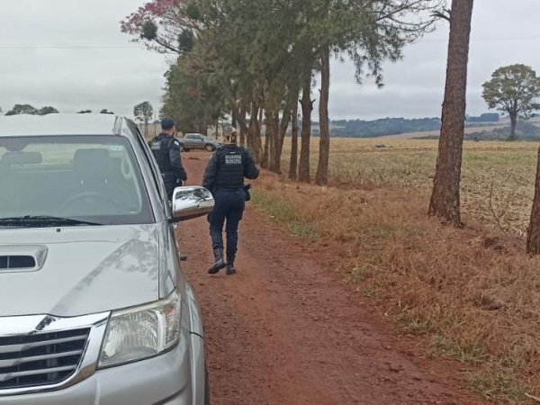 Invasão de propriedade rural em Guaíra mobiliza Guarda Municipal