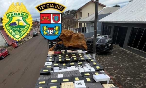 Polícia Militar apreende mil caixas de vinhos argentinos em Clevelândia
