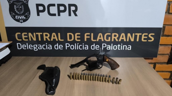 Polícia Civil de Palotina prende homem armado em Maripá