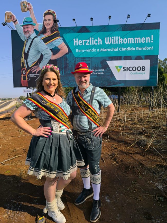 Herzlich Willkommen: a calorosa saudação do Sicoob para quem chega à nossa Marechal