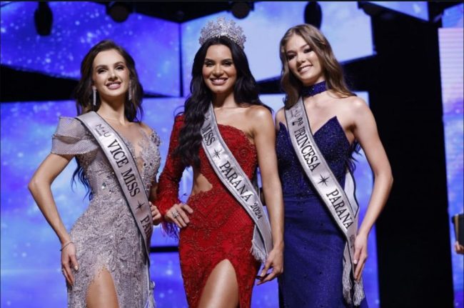 Taynara Gargantini é eleita Miss Universe Paraná 2024. Geovanna Siebert fica entre as top 10