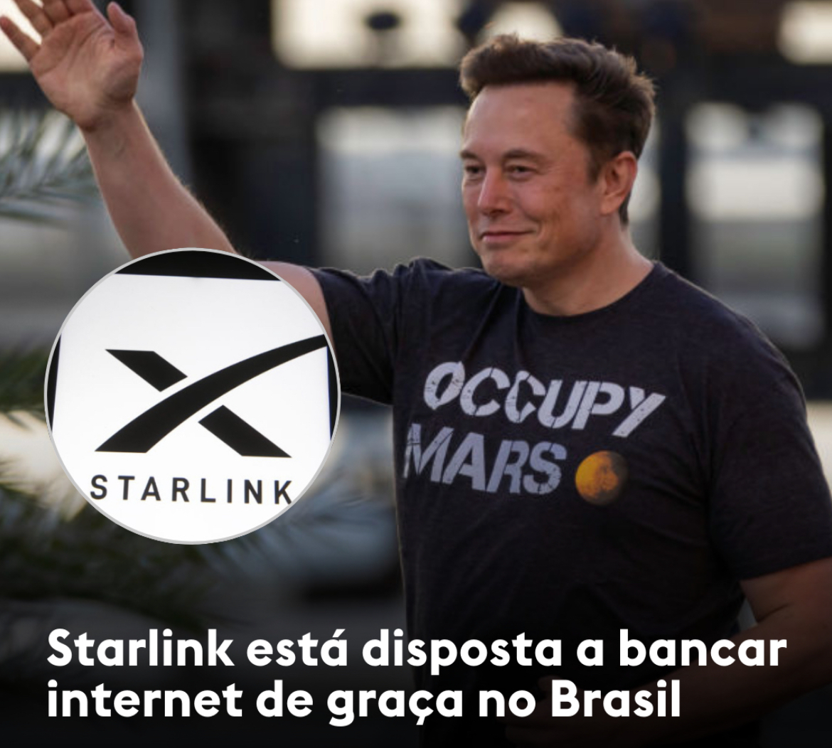 Starlink Promete Internet Gratuita no Brasil Após Bloqueio Judicial das Contas