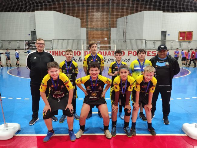 Resumo da Rodada de Disputas de 3º e 4º lugares do Campeonato Municipal de Futsal – Categorias de Base de Quatro Pontes