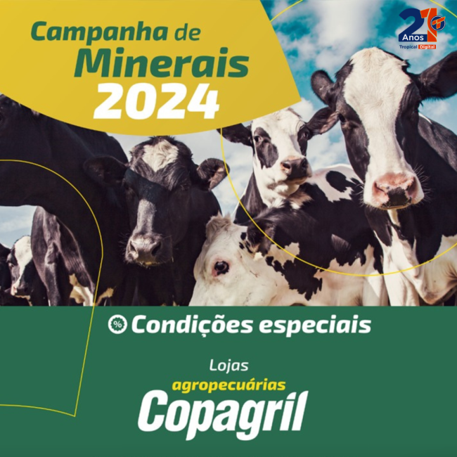 Lojas Agropecuária de Quatro Pontes realiza campanha de minerais com condições especiais