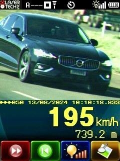 Motorista flagrado a 195 km/h na BR 163 em Toledo