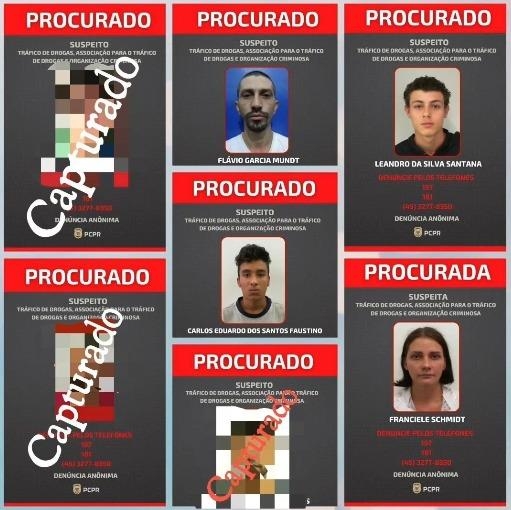 Polícia Civil de Toledo prende três foragidos da Operação Los Hermanos