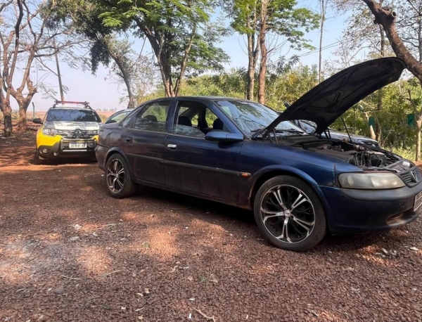 Veículo furtado em Nova Santa Rosa é recuperado em Palotina, e motorista é preso