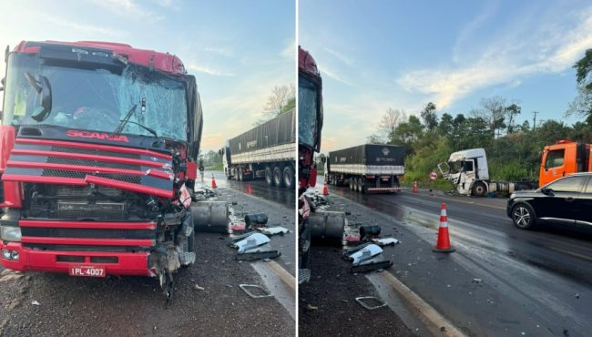 Mais um grave acidente é registrado na rodovia BR-163 e duas pessoas ficam em estado grave