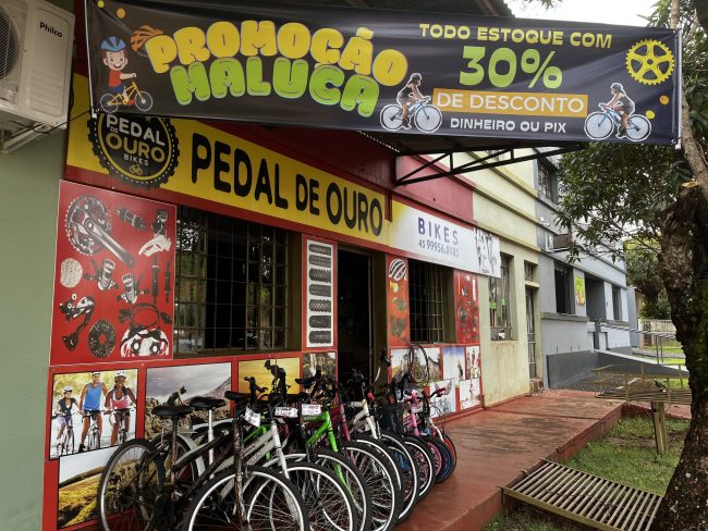 Pedal de Ouro Bikes lança super promoção com 30% de desconto em toda a loja