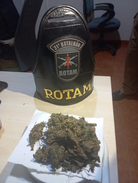 ROTAM flagra morador de Maripá com maconha