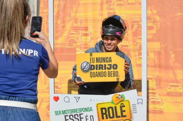 Detran-PR promove ações educativas para reduzir acidentes com motociclistas