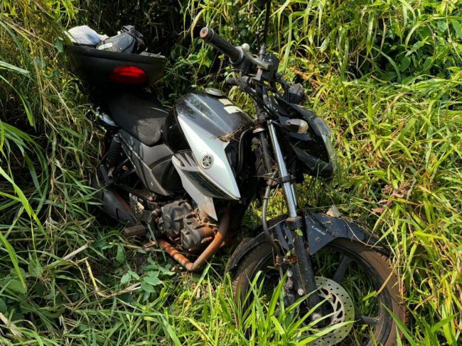 Acidente entre Nova Santa Rosa e Marechal resulta em motociclista ferida na PR 491