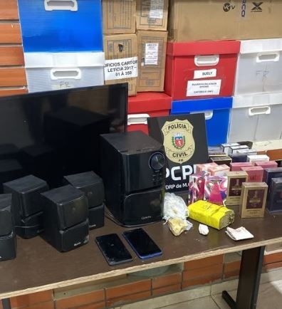 Polícia Civil de Marechal Rondon prende três homens por tráfico de drogas na cidade