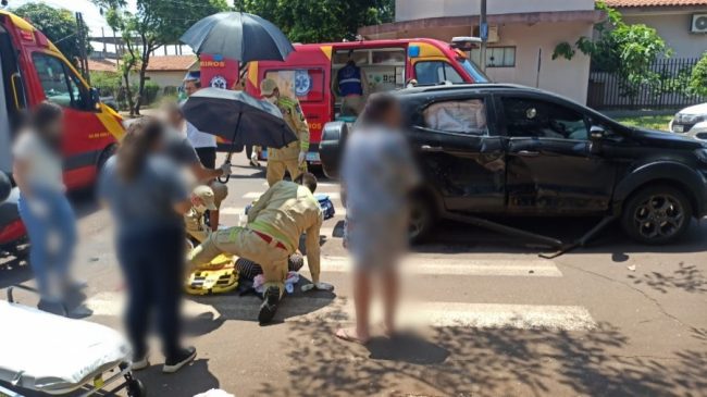 Grave acidente em Toledo deixa duas mulheres feridas