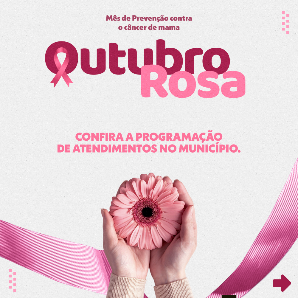 Secretaria de Saúde inicia programação do Outubro Rosa em Quatro Pontes