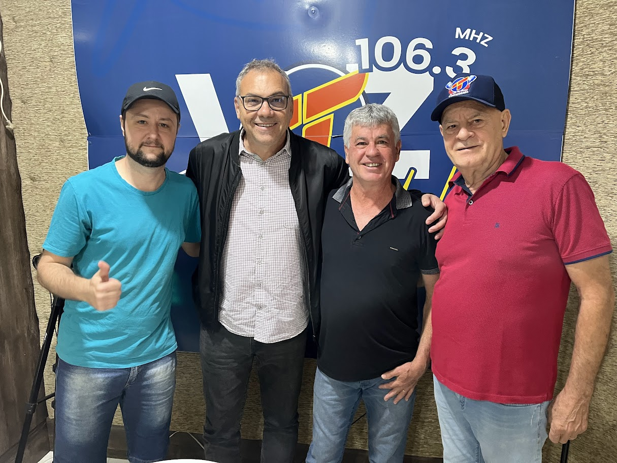 Prefeito eleito de Toledo, Mário Costenaro visita a Tropical FM e agradece aos votos recebidos nos distritos