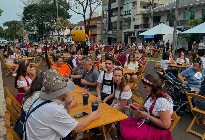 Pré-Oktoberfest na rua Santa Catarina acontece na próxima segunda-feira, em Marechal Rondon