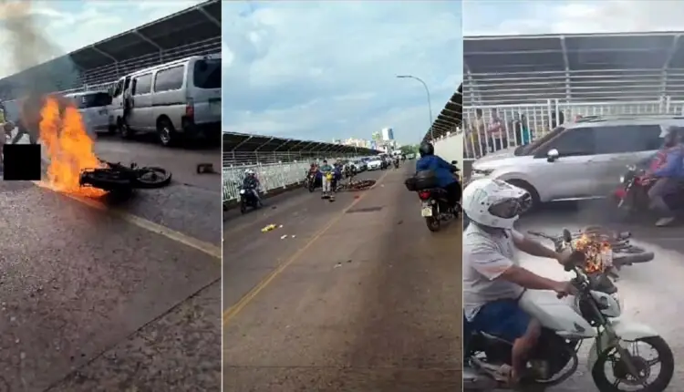 Estudante de Medicina morre em acidente de moto na Ponte da Amizade