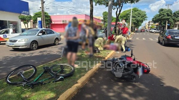 Grave acidente em Marechal Rondon deixa três pessoas feridas