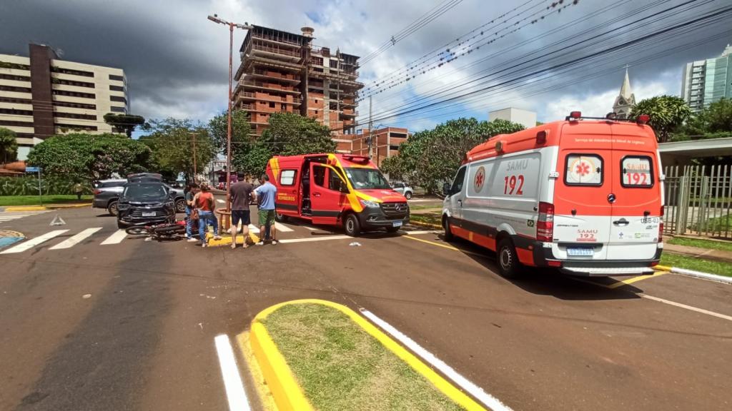 Adolescente é atropelada e homem quase sofre amputação em outros dois acidentes em Toledo