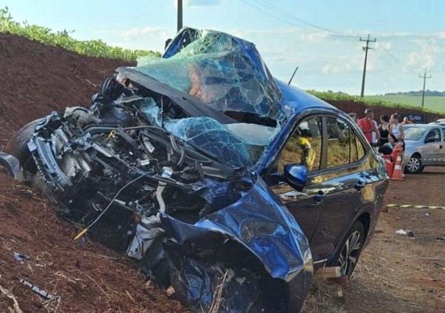 Adolescente morre em acidente na PR 585 envolvendo motorista com CNH suspensa