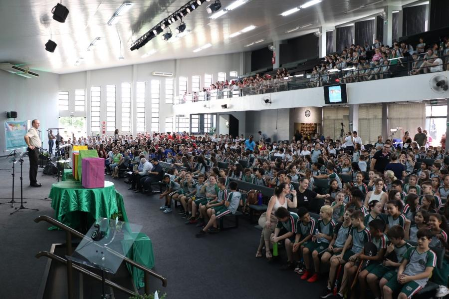 Alunos de Quatro Pontes participam de formatura do projeto “Justiça e Cidadania Também se Aprende na Escola”