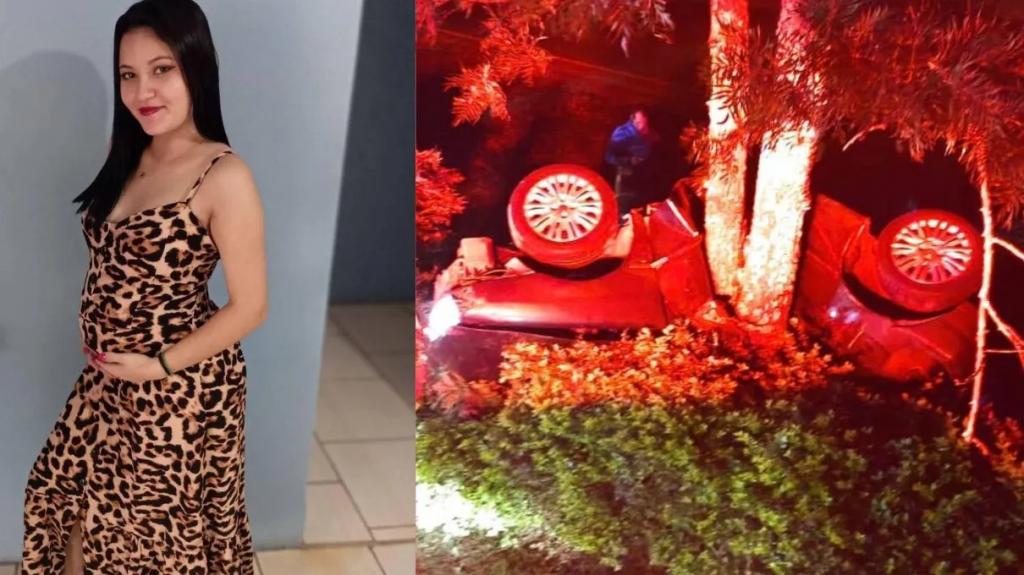 Gestante de 17 anos morre após carro em que estava bater contra árvore