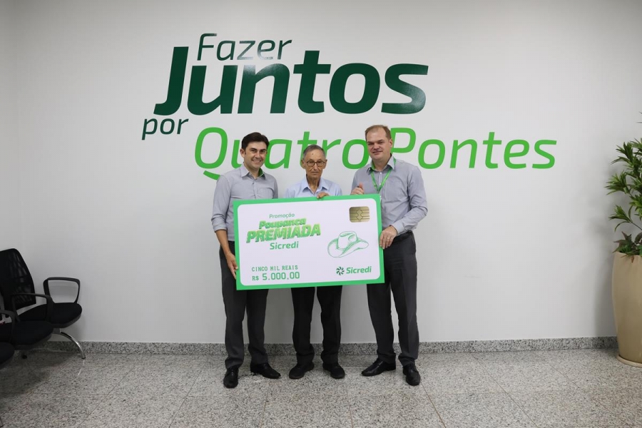 Campanha Poupança Premiada Sicredi entra na reta final: poupadores concorrem ao sorteio de R$ 1 milhão em dezembro