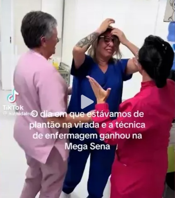 Mulher viraliza após se confundir e comemorar vitória na Mega da Virada