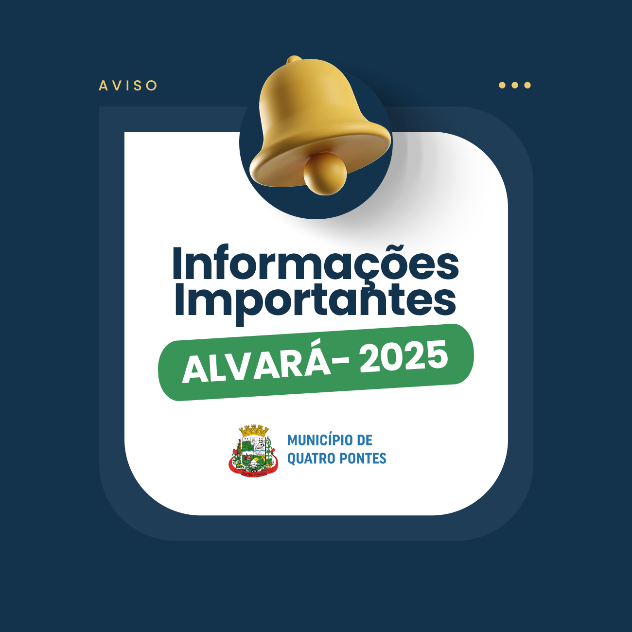 Guias de alvará 2025 já podem ser retiradas no site da prefeitura.