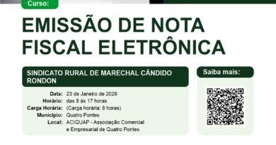 Prefeitura de Quatro Pontes oferece curso sobre Nota Fiscal Eletrônica para produtores rurais CARD – EMISSÃO DE NOTA FISCAL