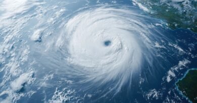 Formação de um ciclone extratropical ameaça Sul do país com tempestades, ventos fortes e granizo ciclone